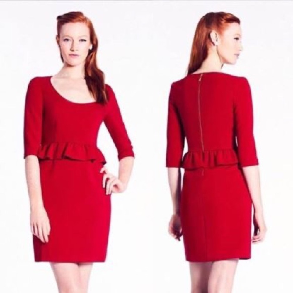 Kate Spade Mary peplum dress